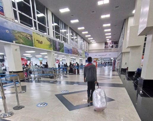 Uganda's Entebbe Airport is far more spacious these days. Arrivals hall. PHOTO Charlotte Beauvoisin